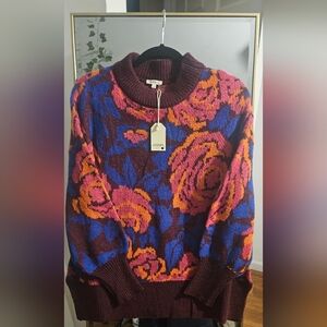 Jodifl Multicolor Floral Women's Sweater